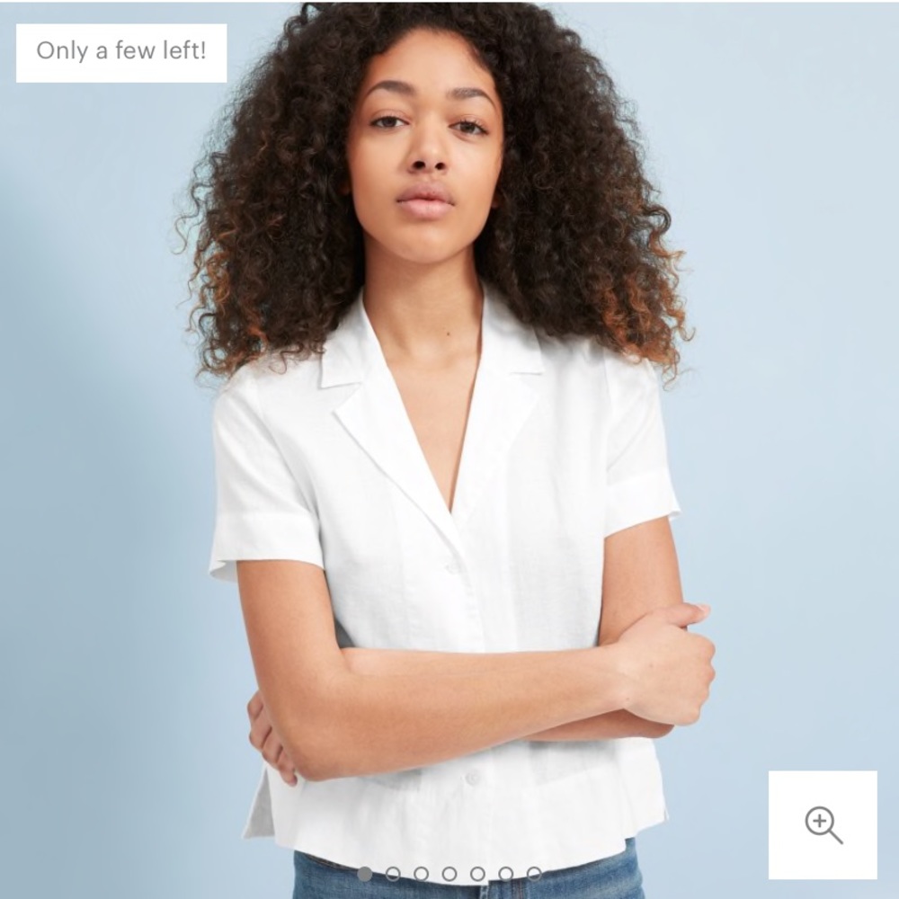 Everlane Linen Notch Shirt
